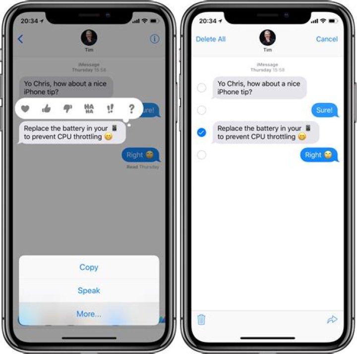 Can you create custom Text messages on iPhone?