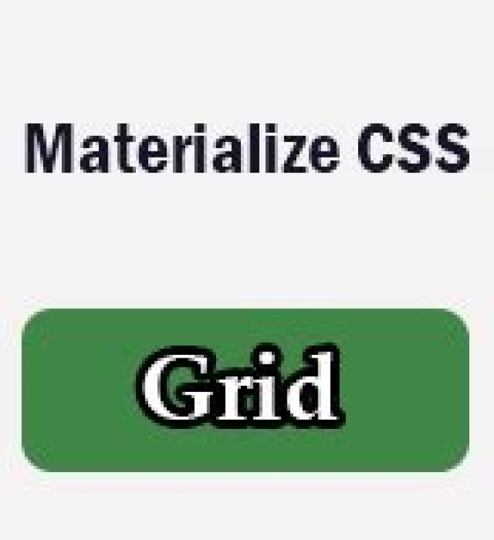Does materialize use CSS grid?