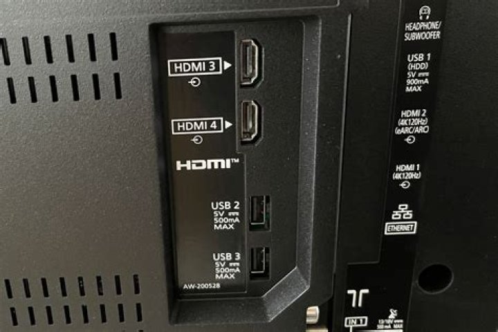 Does Panasonic TV have audio output?