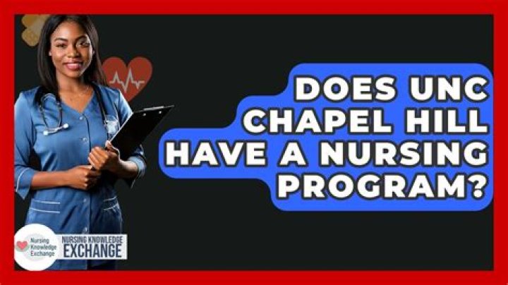 Does UNC at Chapel Hill have a Nursing program?