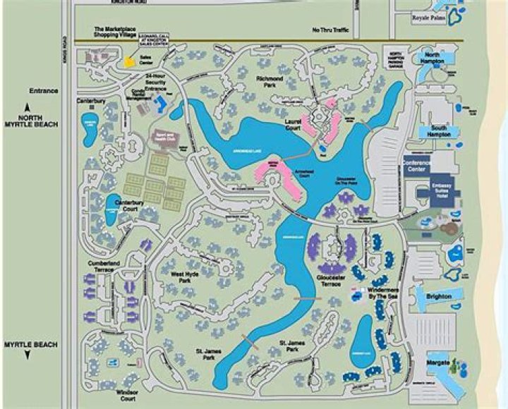 How big is Kingston Plantation from Myrtle Beach?