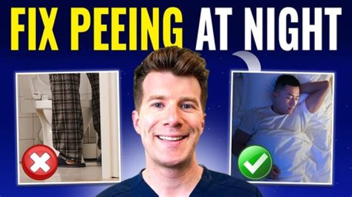 How can I stop myself from peeing at night?