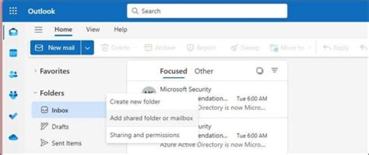 How do I add a shared mailbox to Outlook Web App?