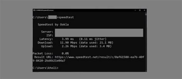 How do I check my Ethernet speed using CMD?