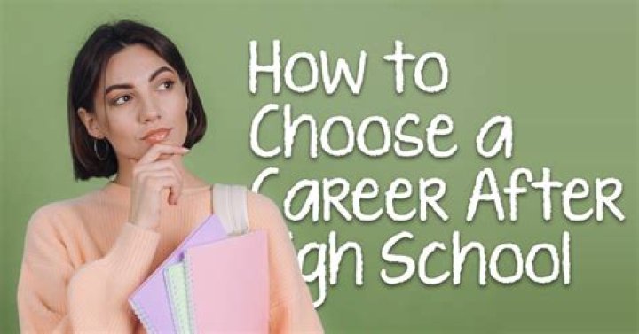 How do I choose a career path after high school?