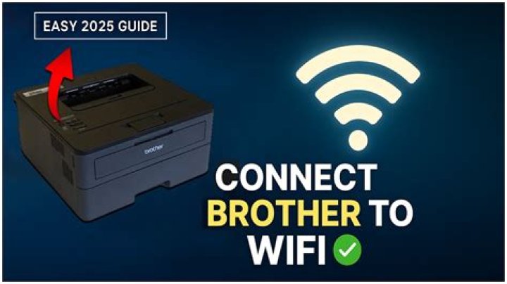 How do I connect my Brother label maker to WIFI?