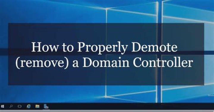 How do I demote a 2008 domain controller?