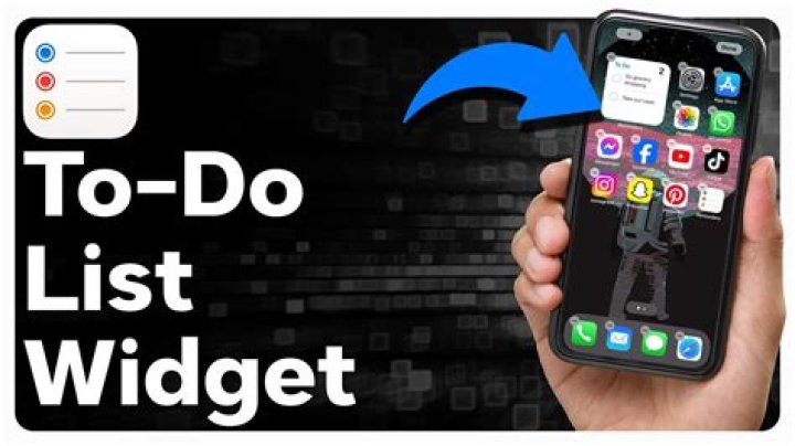How do I get a to do list widget?