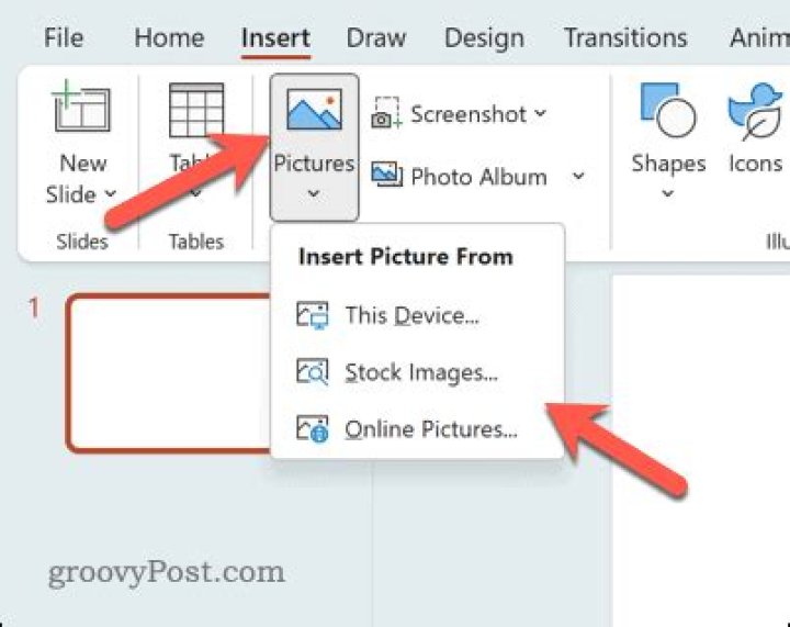 How do I insert an image into SharePoint?