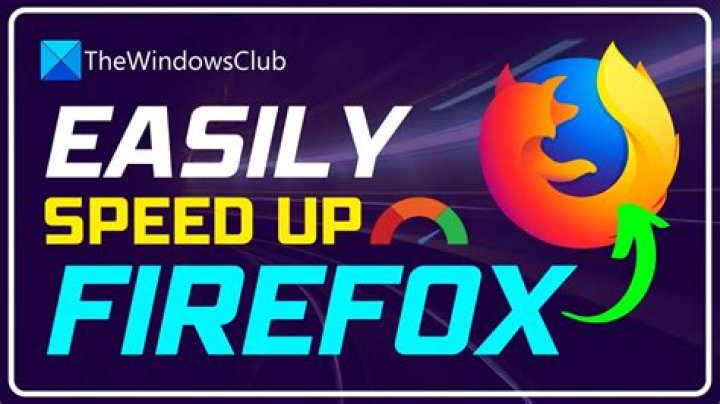 How do I make Firefox run faster on my Mac?