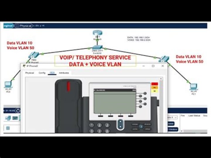 How do I set up voice and data VLANs?