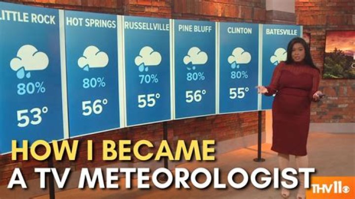 How do you become a TV meteorologist?