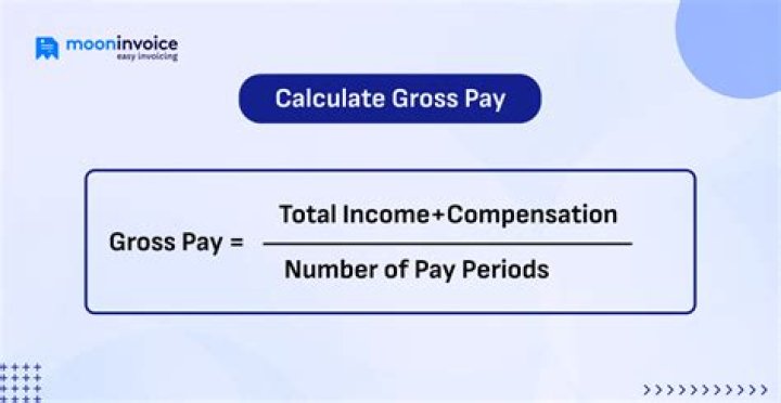 How do you calculate gross pay for a company?