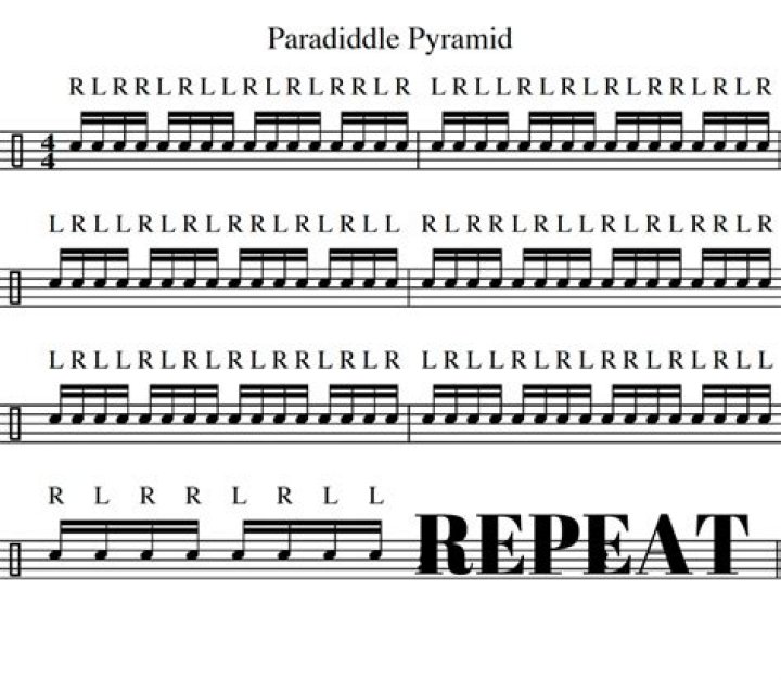 How do you count a single paradiddle?