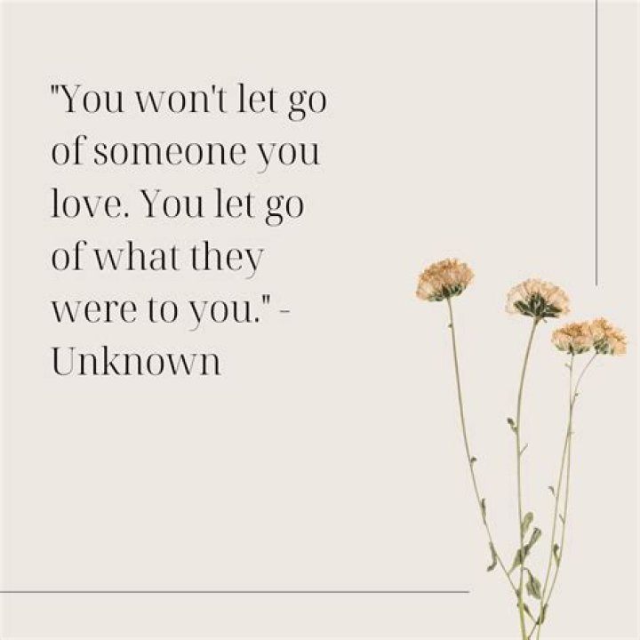 How do you deal with leaving someone you love?