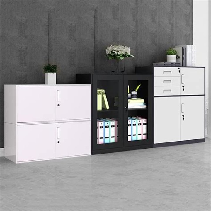 How do you disassemble a filing cabinet?