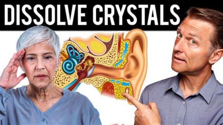 How do you dissolve crystals in your inner ear?