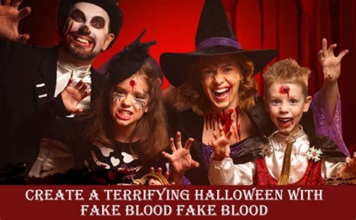 How do you fake blood splatter a shirt?