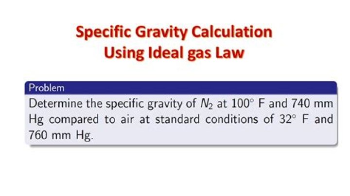 How do you find the specific gravity of a diesel?