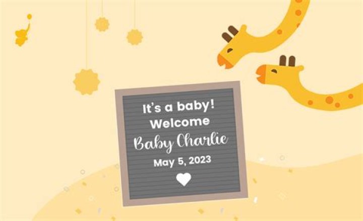 How do you make a birth announcement?