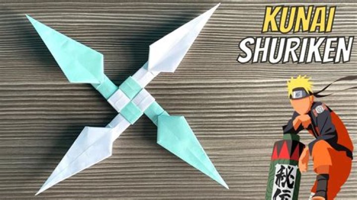 How do you make a paper throwing shuriken?