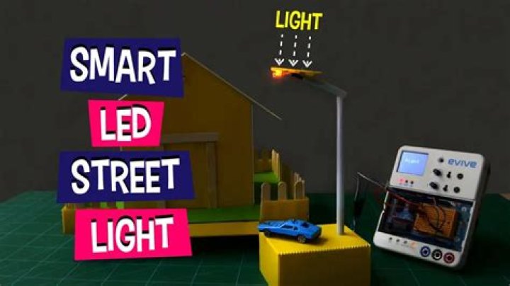 How do you make a smart street light project?