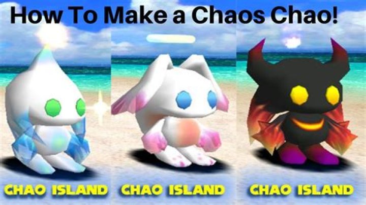 How do you make a Sonic Chaos Chao?
