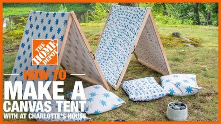 How do you make a tent from scratch?