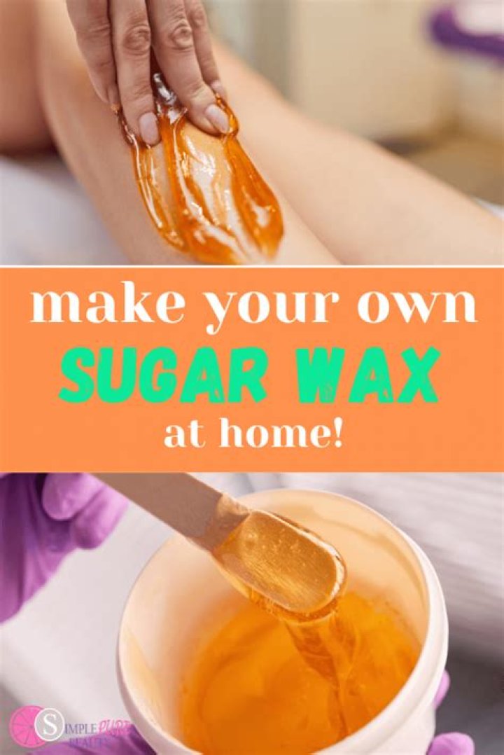 How do you make sugar wax at home?