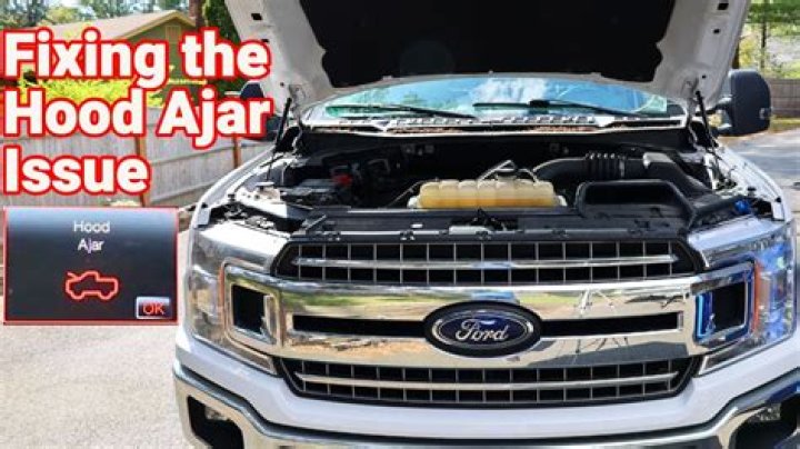 How do you open the hood of a Ford Explorer outside?