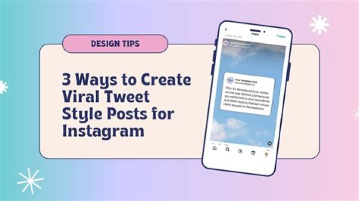 How do you post a tweet on Instagram?
