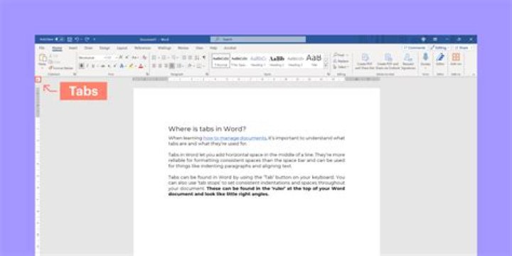 How do you set a tab in OpenOffice?
