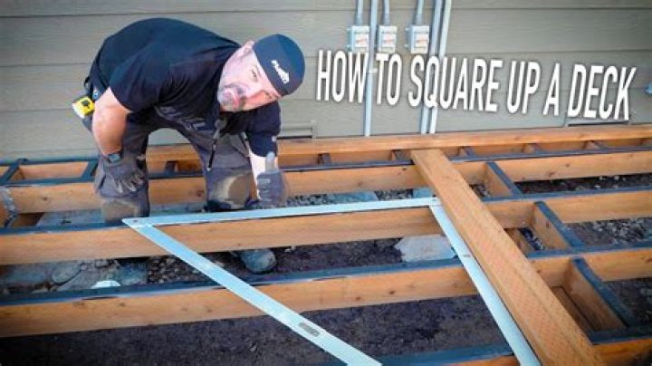 How do you square a patio?