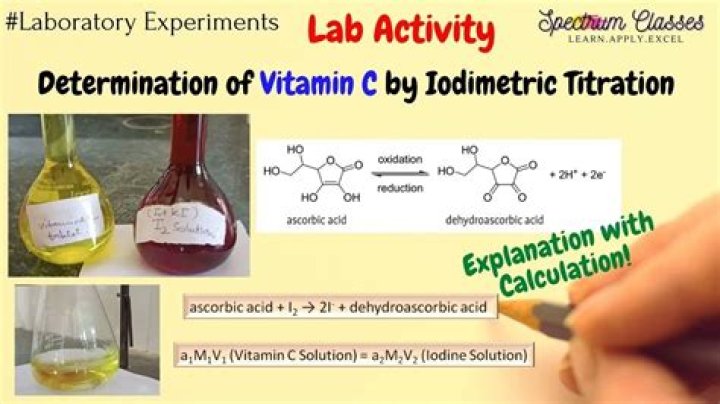 How do you test for vitamin C content?