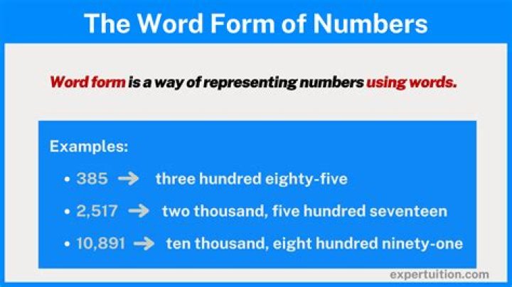How do you write 980 in word form?