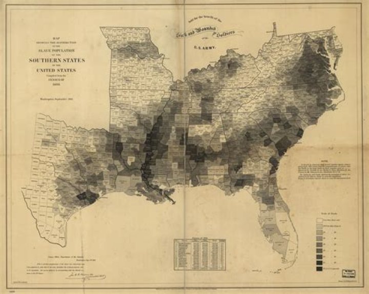 How many slave states were there by 1860?