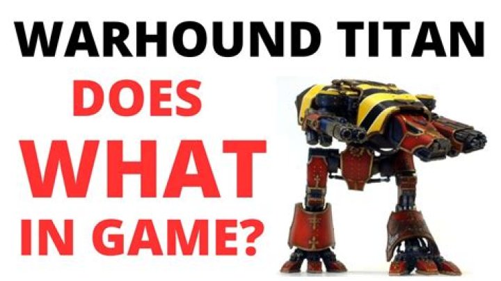 How many wounds does a warhound Titan have?
