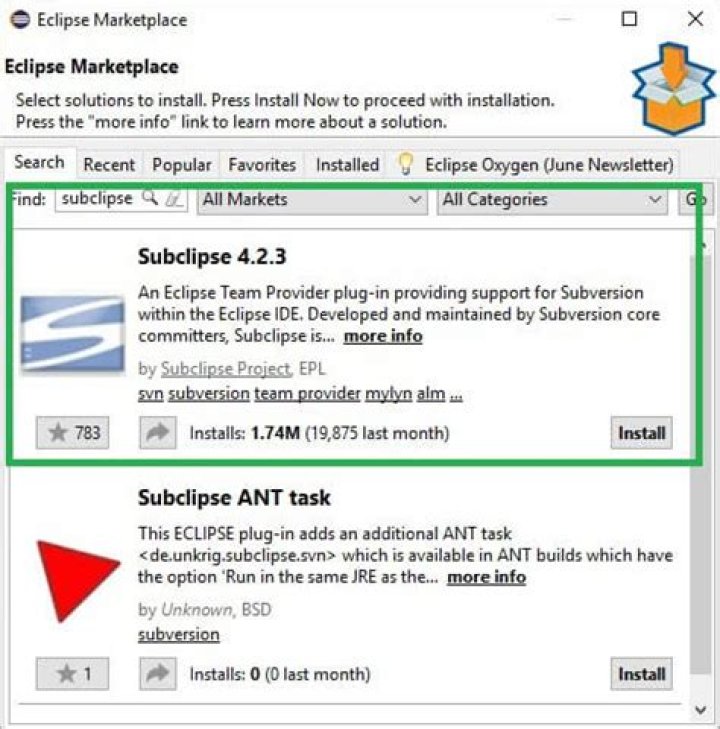 How to install SVN Subclipse in Eclipse?