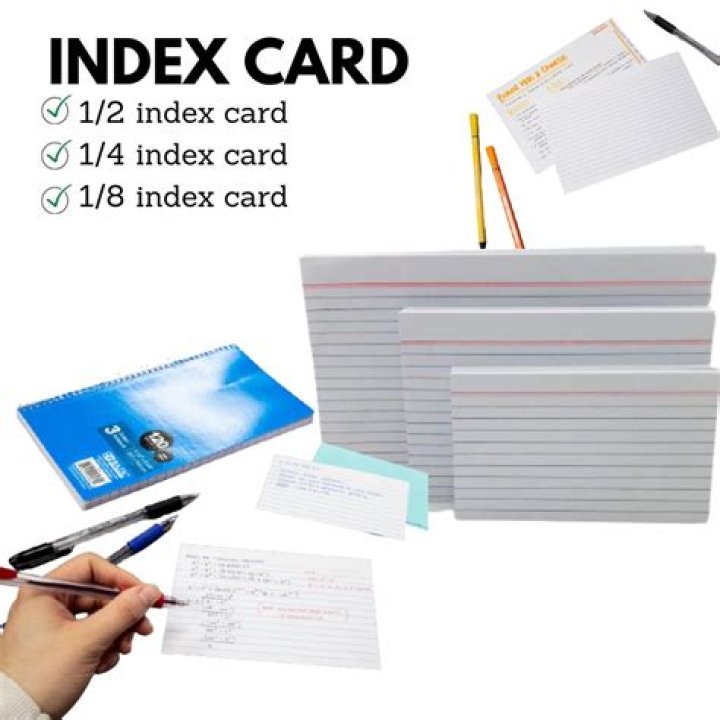 Is an index card 4×6?