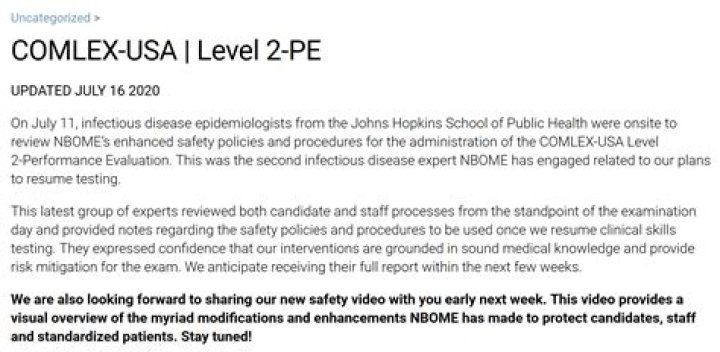 Is Comlex Level 2-PE pass fail?
