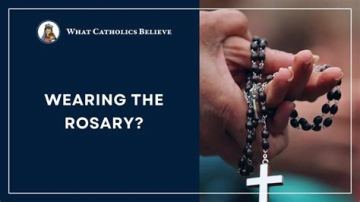 Is it appropriate to wear a rosary?
