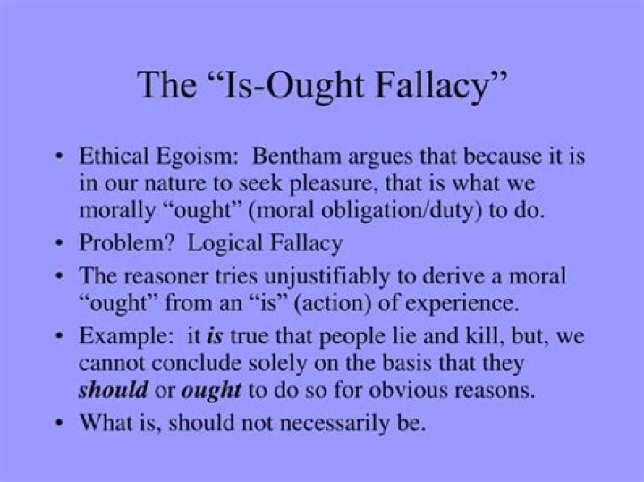 Is-ought fallacy ethical?