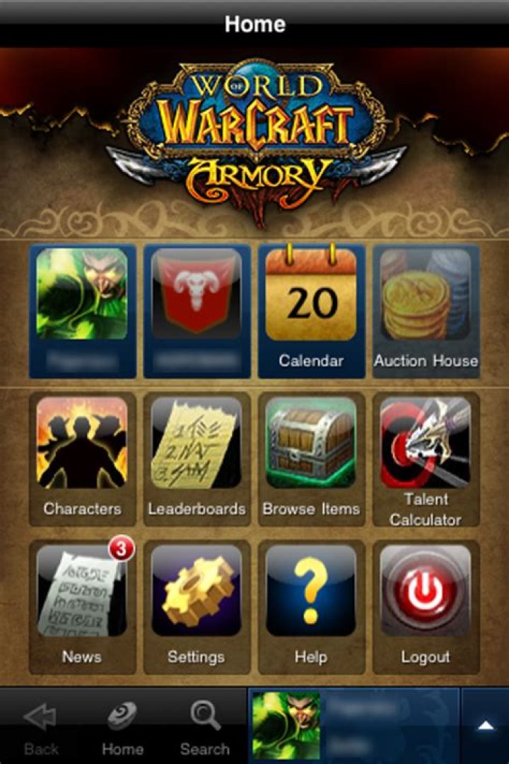 Is there a WoW Armory app?