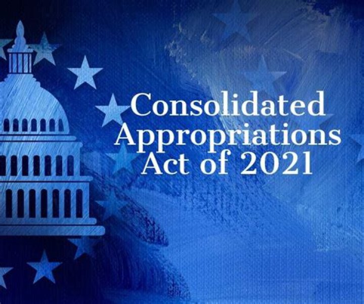 Was Consolidated Appropriations Act 2021 passed?