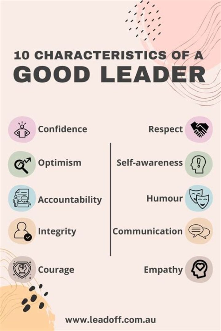 What are the 7 great leadership traits?