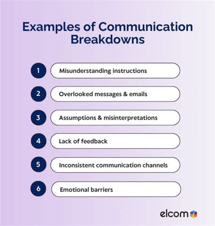 What are the most common communication breakdowns?