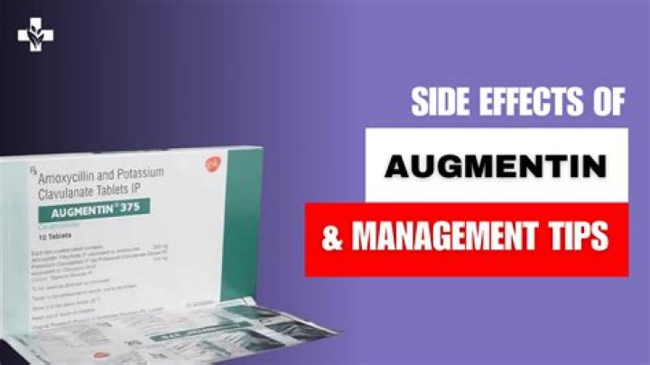 What are the most common side effects of Augmentin?