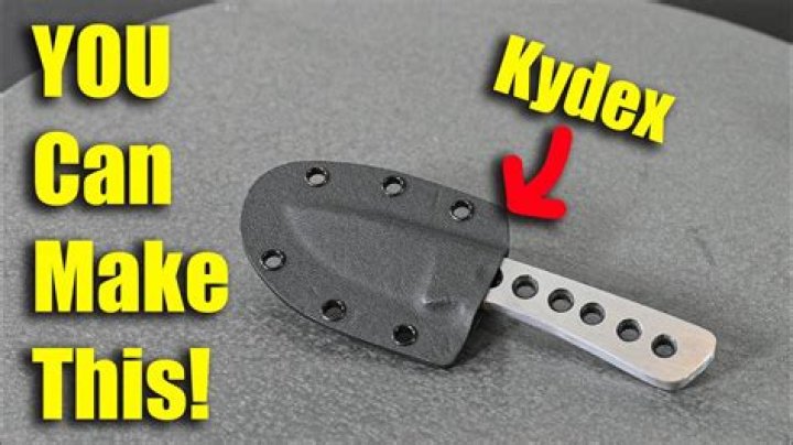 What are the tools needed to make Kydex?
