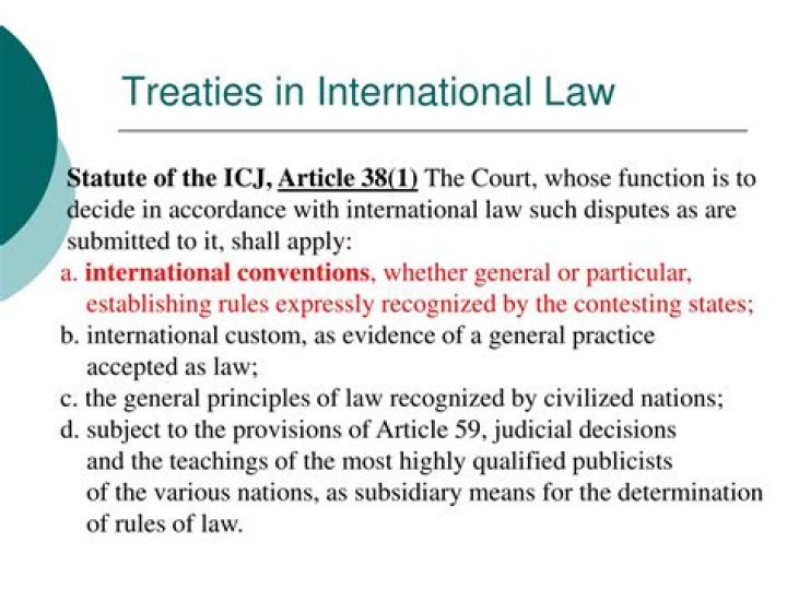 What are treaties in international law?