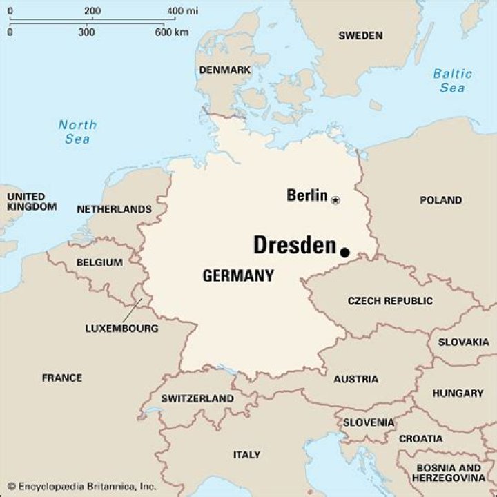 What area is Dresden in Germany?